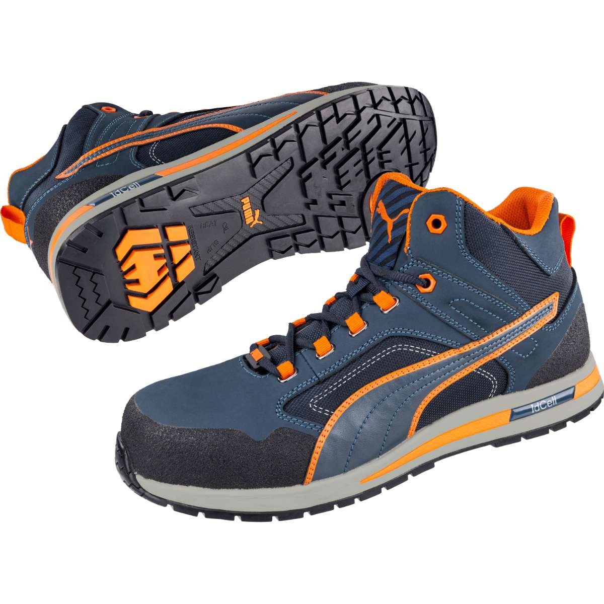 Puma Safety Sicherheitsschuhe Crosstwist mid - blau - S3S