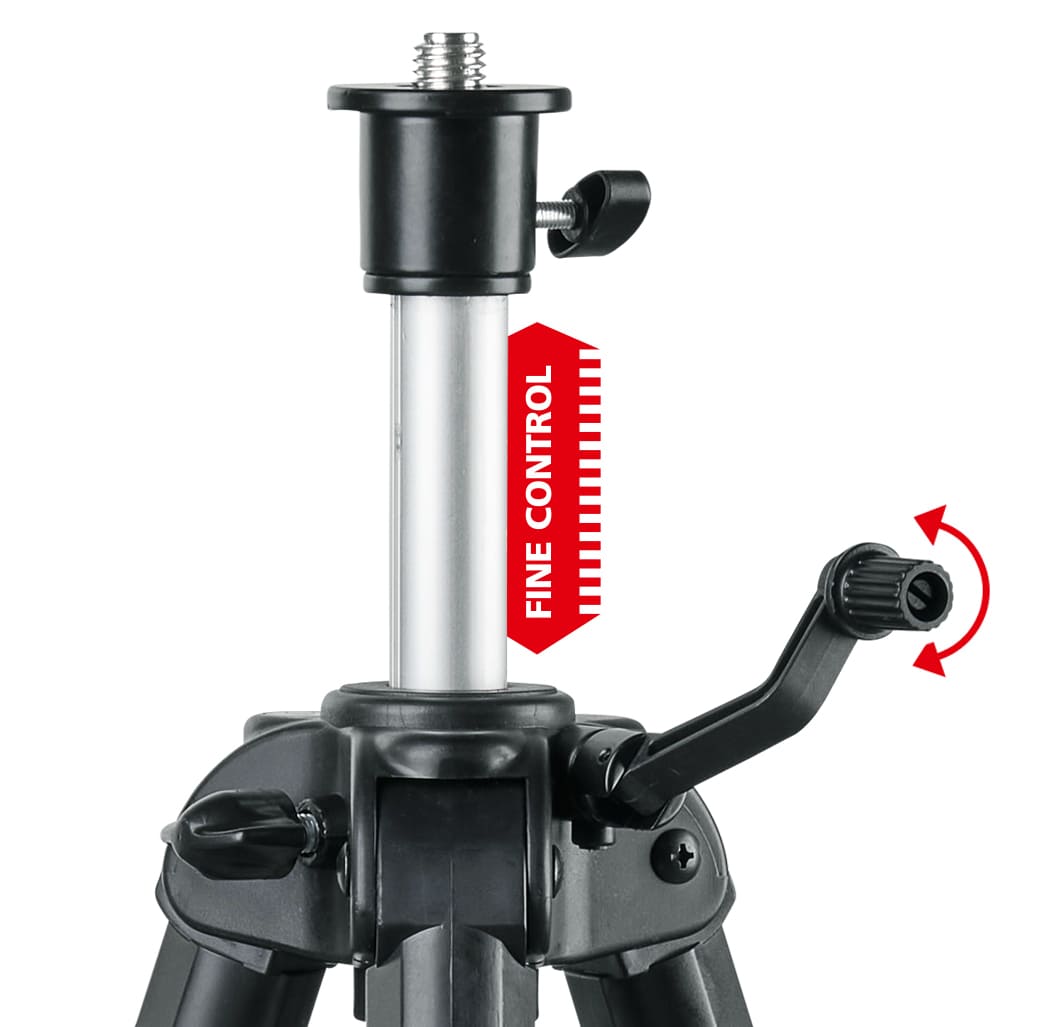 Laserliner Aluminium Stativ VarioStand L 200 cm mit Kurbelhub - Laserstativ