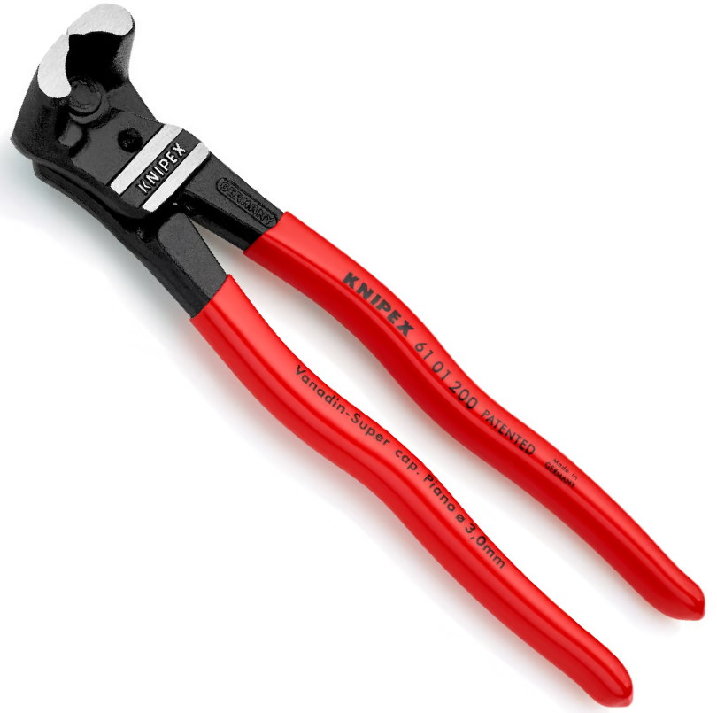 Knipex Bolzen-Vornschneider 61 01 200 - 200mm - bis zu 4,0mm Ø