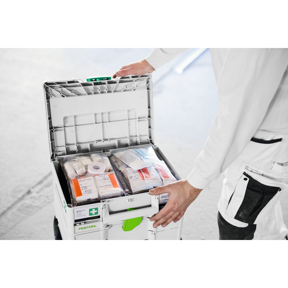Festool SYS3 M 112-FA-Set Erste-Hilfe-Systainer DIN 13157 Verbandskasten