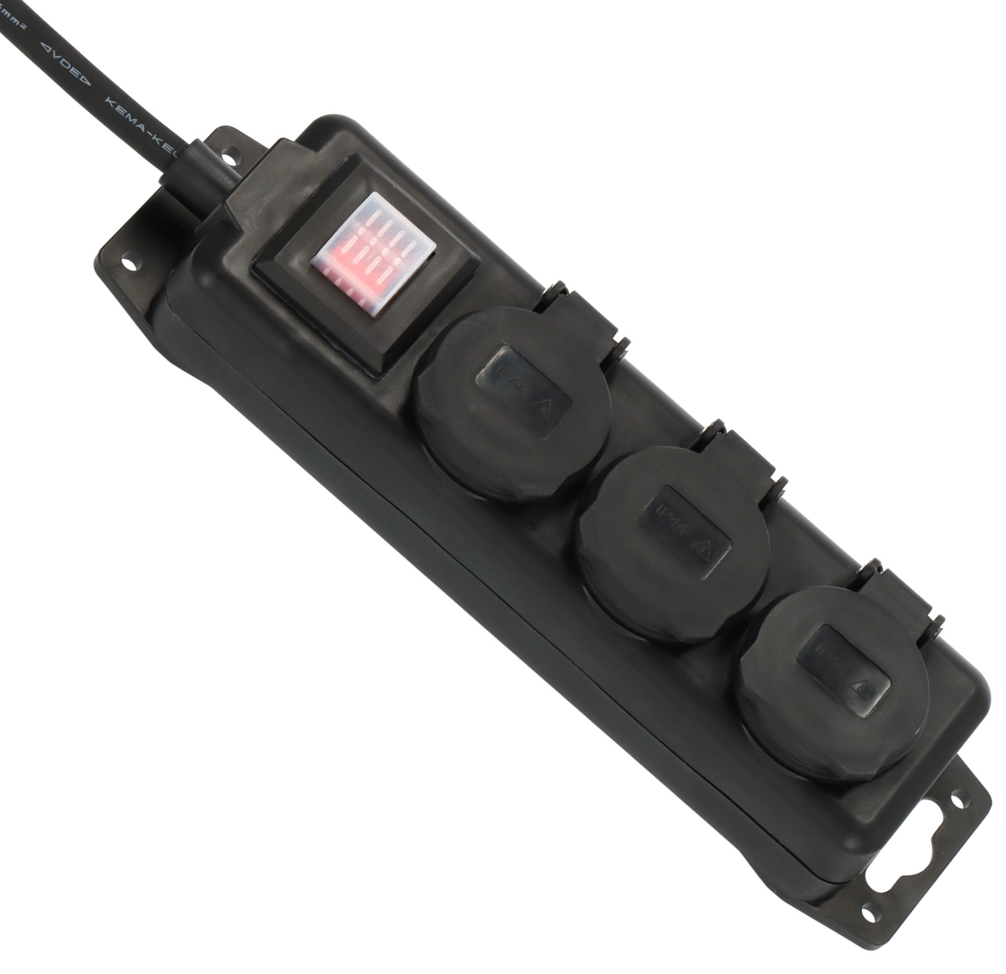 Brennenstuhl Outdoor Steckdosenleiste IP44 - 2m Kabel - 3-fach - 1159950013