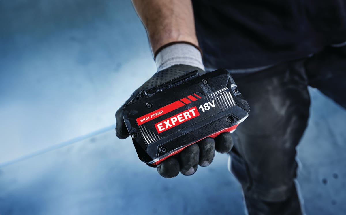 Bosch Akku Akkupack EXPERT 18V 5,5Ah - EXBA18V-55 - COOLPACK 2 2000W AMPShare