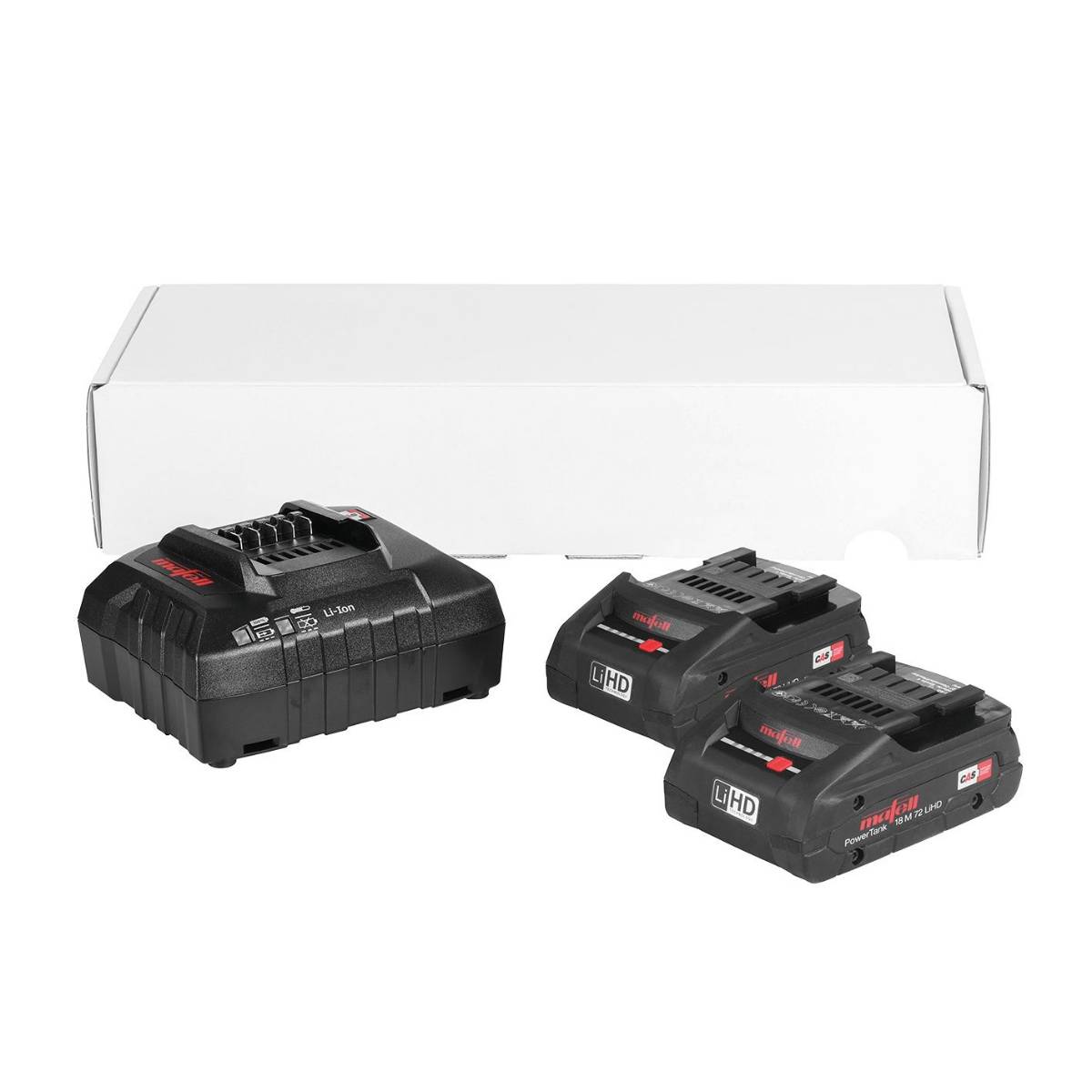 Mafell Power-Set 1: 2x Akku 18 M 72 LiHD + Ladegerät APS M - 209596