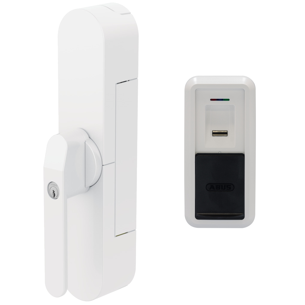 Abus Bluetooth Fensterantrieb WINTECTO ONE in weiß - inklusive 1x Fingerscanner