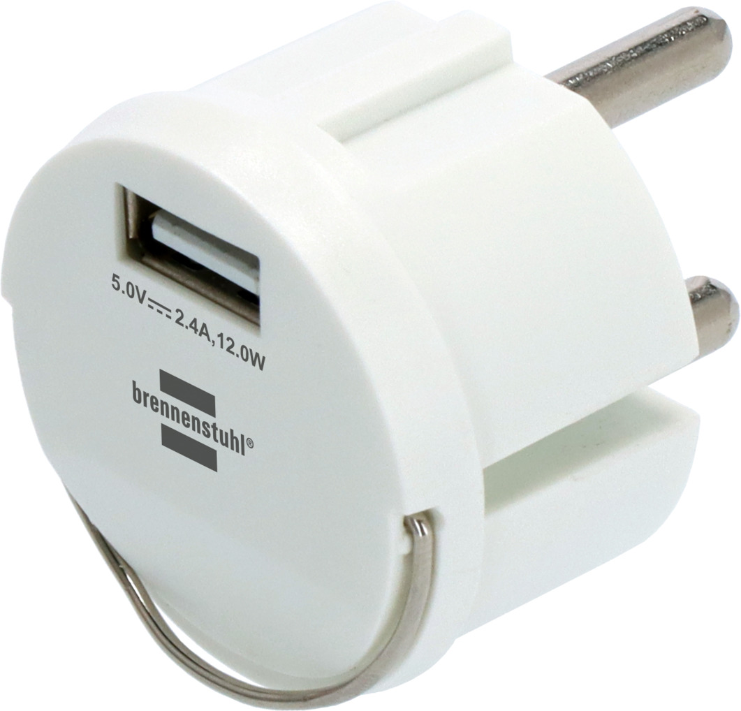 Brennenstuhl USB Steckdosenadapter - IP44 - 2,4A - 1508110