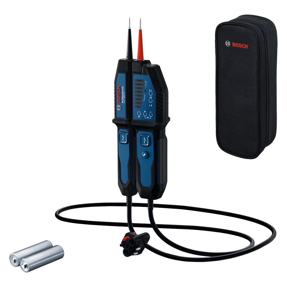 Bosch Spannungsprüfer elektrisches Prüfgerät GVT 1000-15 - inkl. Tasche