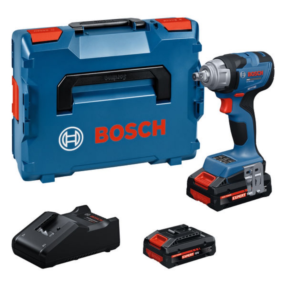 Bosch Akku-Drehschlagschrauber GDS18V-330H mit 2x 4.0 Ah Akku und Ladegerät
