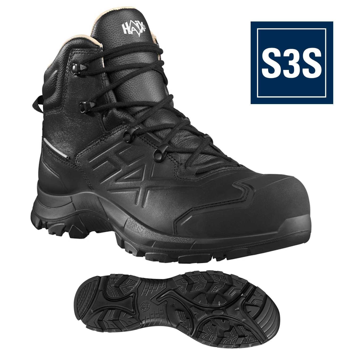 HAIX Sicherheitsschuhe BLACK EAGLE Safety 610 LTR LL Schwarz - Größe 41 - 610065