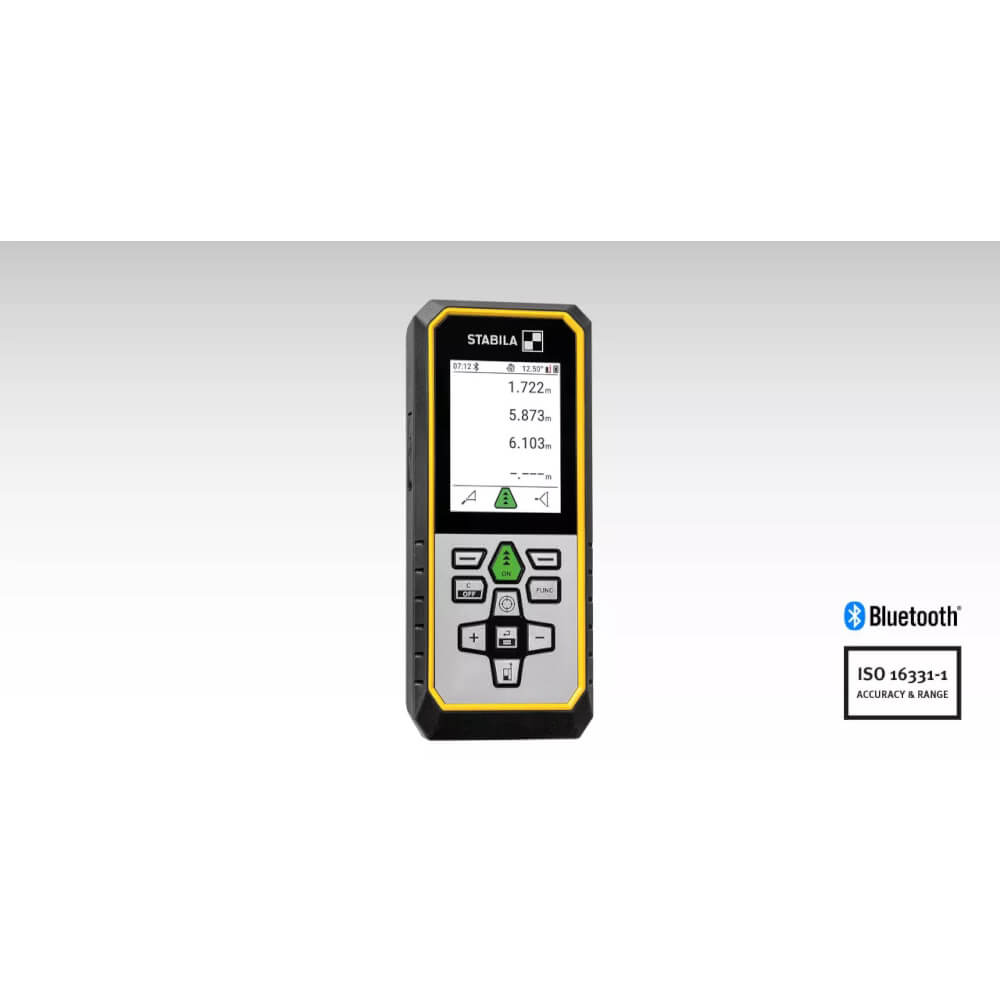 Stabila LD 530 BT Laser-Entfernungsmesser – 200 m Reichweite & Bluetooth 5.0