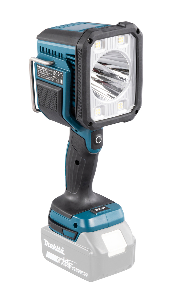 Makita LED-Akku-Handstrahler DML812 - 1250 lm - 14,4V/18V - bis 640m Reichweite