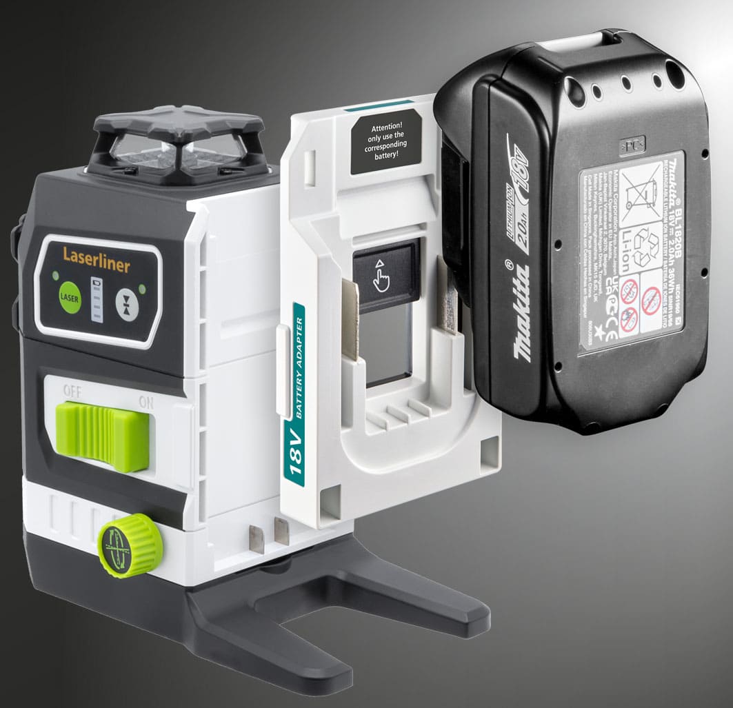 Laserliner Akkuadapter PowerAdapter - Makita - für Multi-18V - IP54