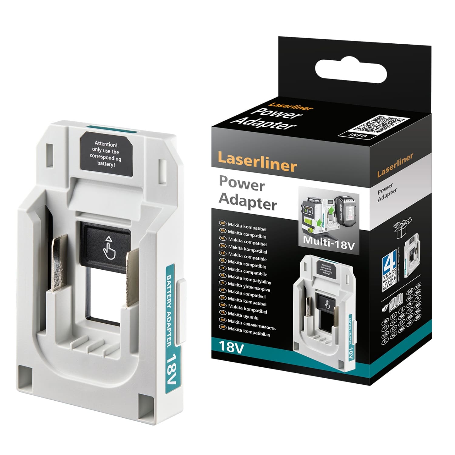 Laserliner Akkuadapter PowerAdapter - Makita - für Multi-18V - IP54