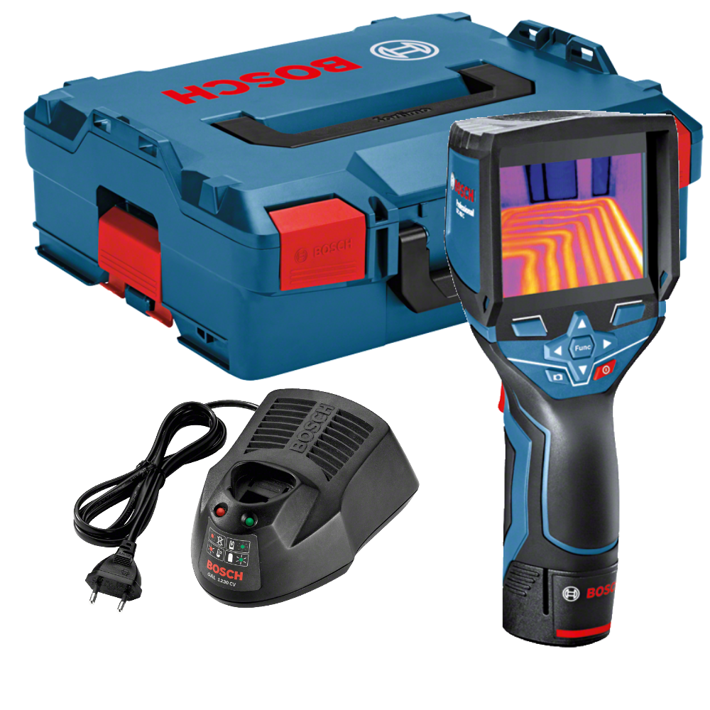 Bosch Wärmebildkamera ThermoDetektor GTC 400 C- L-BOXX - Ladegerät - Akku