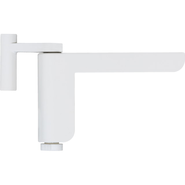 Abus Türschließer 2603 - weiß - für Zimmertüren - ohne bohren - links/rechts