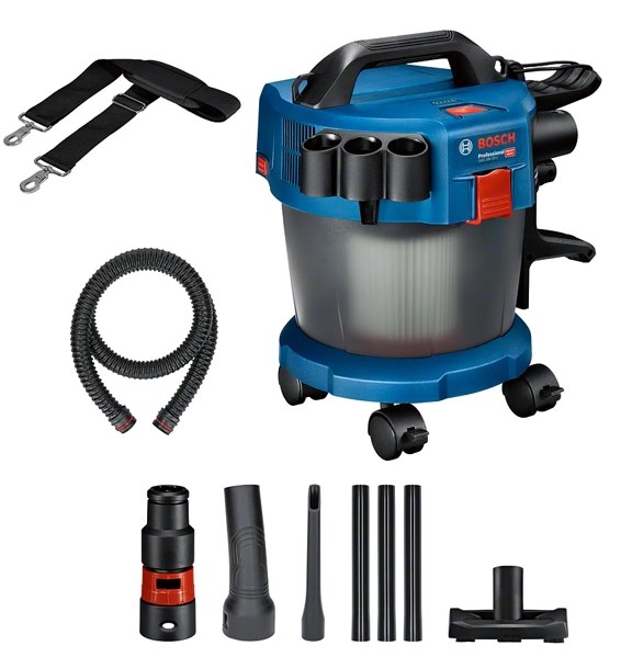 Bosch Akku-Staubsauger GAS 18V-10 L - mit Rollen - 18V - ohne Akkus