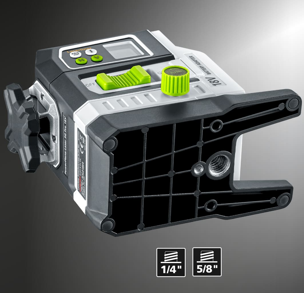Laserliner Kreuzlinienlaser PowerPlane Laser 3G Pro Multi-18V 3D - 360 Grad grün