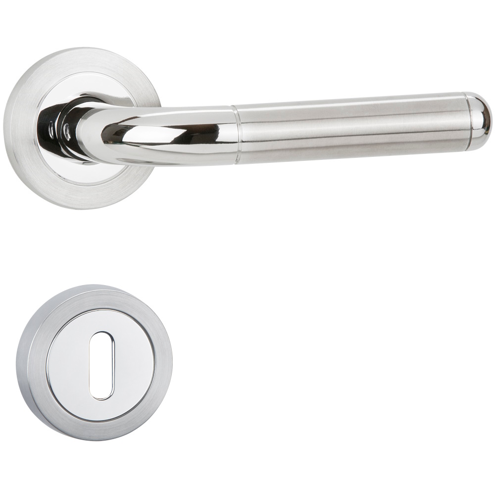 Hermat BB Drückergarnitur CLUB 1110 ER Edelstahl Smart-Clip Rosettengarnitur