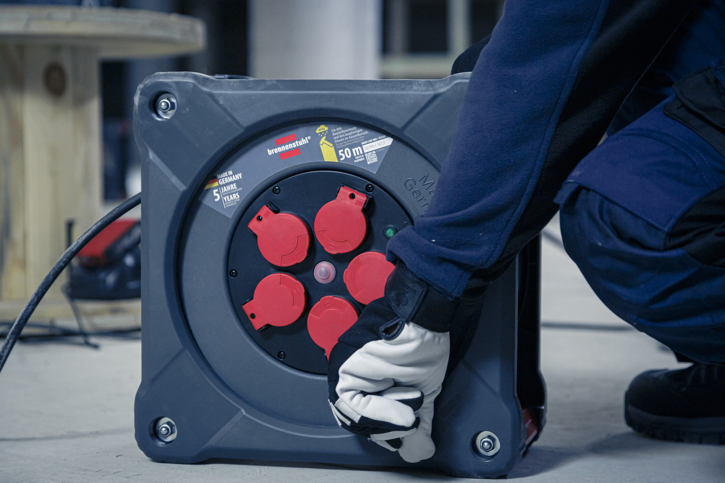 Brennenstuhl Professional Kabeltrommel KA 5100 5 - 50m - 230V - 9201500110