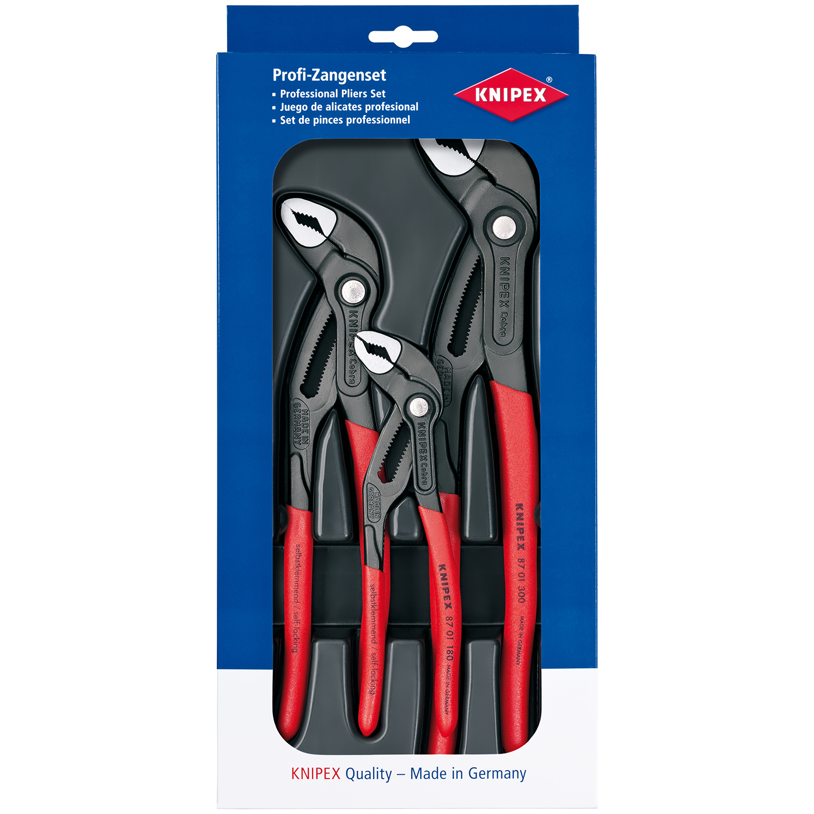 Knipex Cobra Zangen Set 00 20 09 V02 