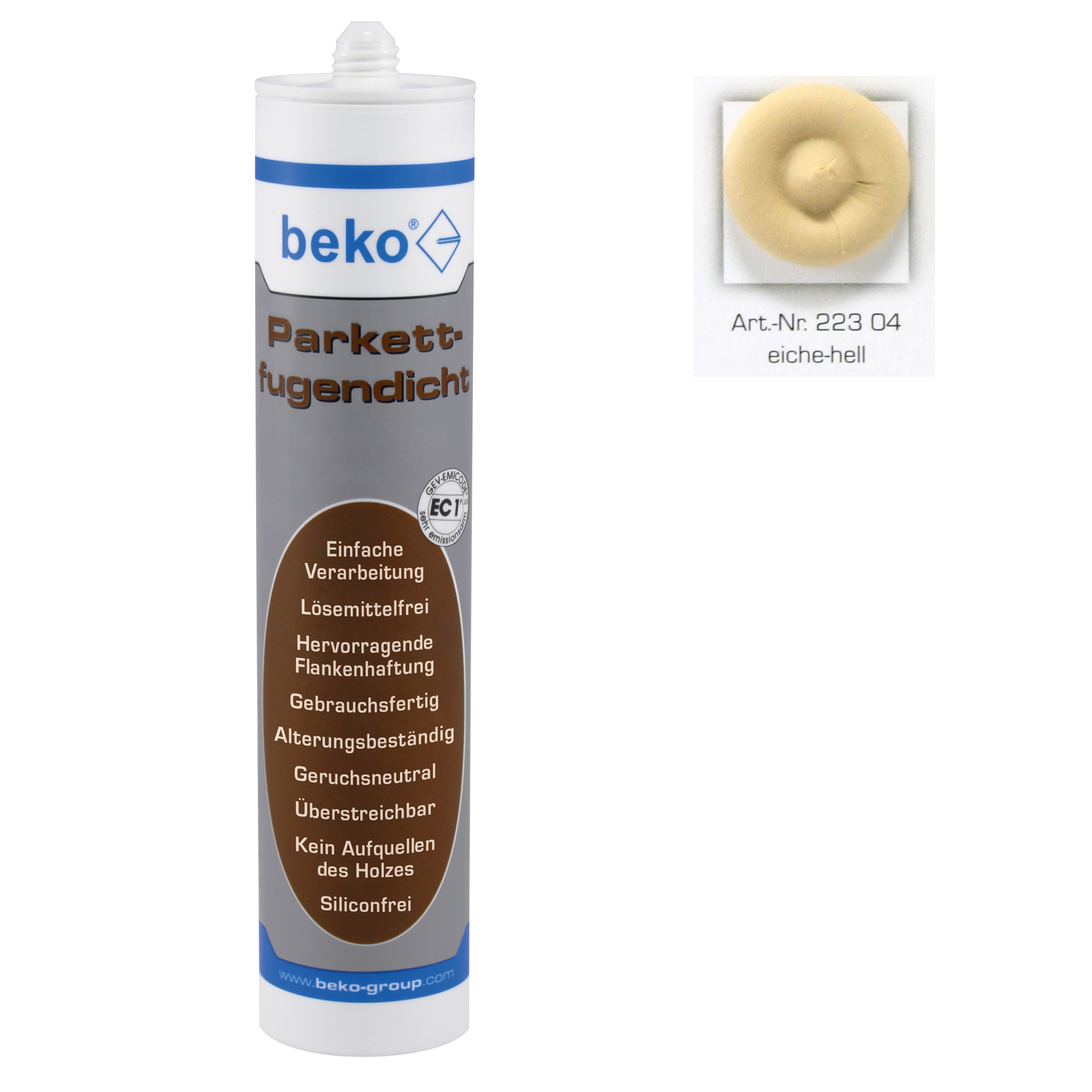 Beko Parkettfugendicht 310ml - eiche-hell Fugendichtmasse Fugendichtstoff