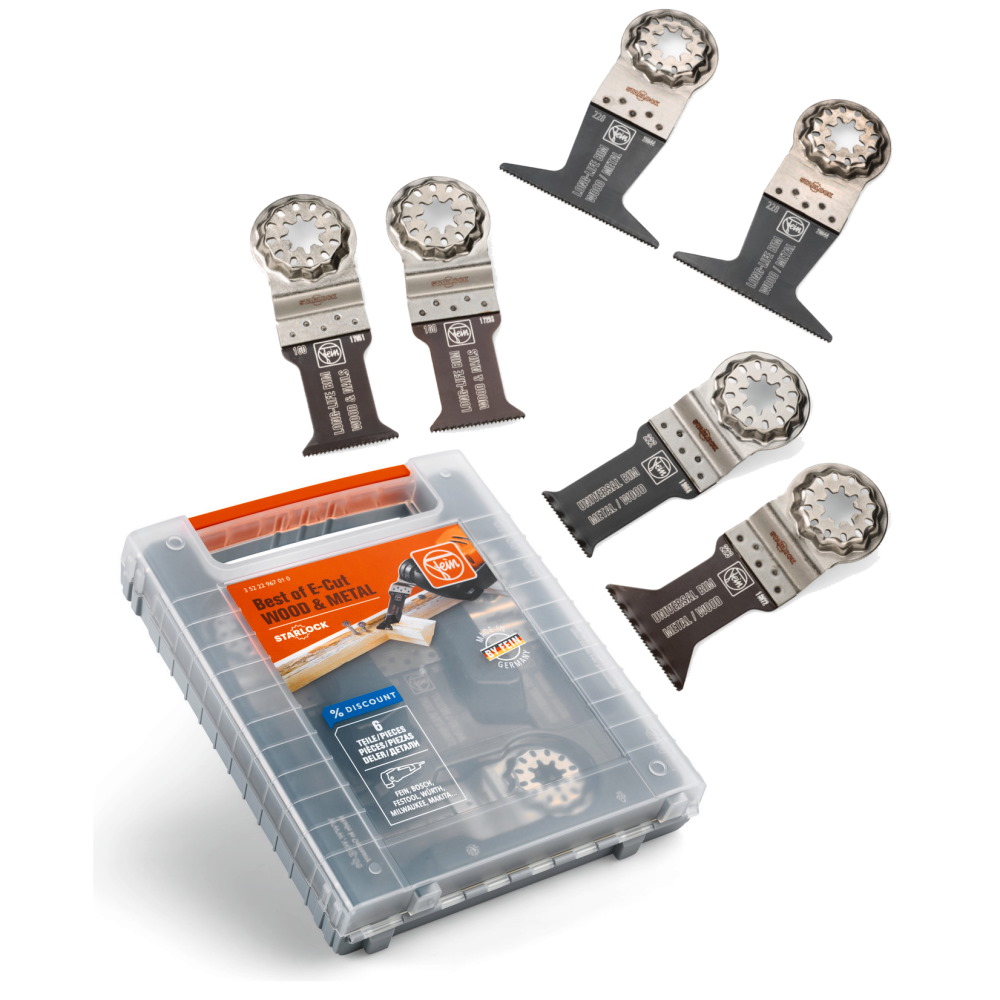 Fein Best of E-Cut - SL - StarlockPlus WOOD & METAL - 35222967010 - 6-teilig