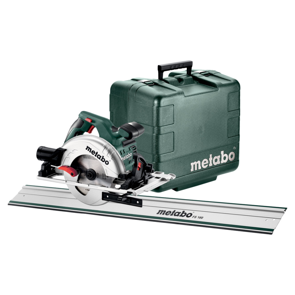 Metabo Handkreissäge KS 55 FS SET - im Koffer - mit Führungsschiene - 691064000