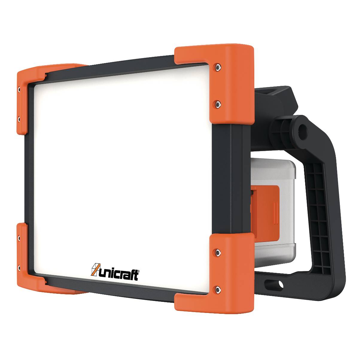 UNICRAFT LED Baustrahler LBS 5000 DC 5000 lm 18 V mit 4 Akkuadaptern