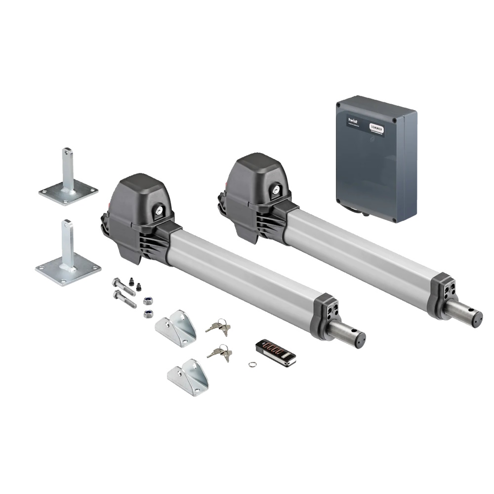 Sommer Drehtorantrieb twist M S3 Set 2-flüglig - inklusive Handsender - bis 2,5m
