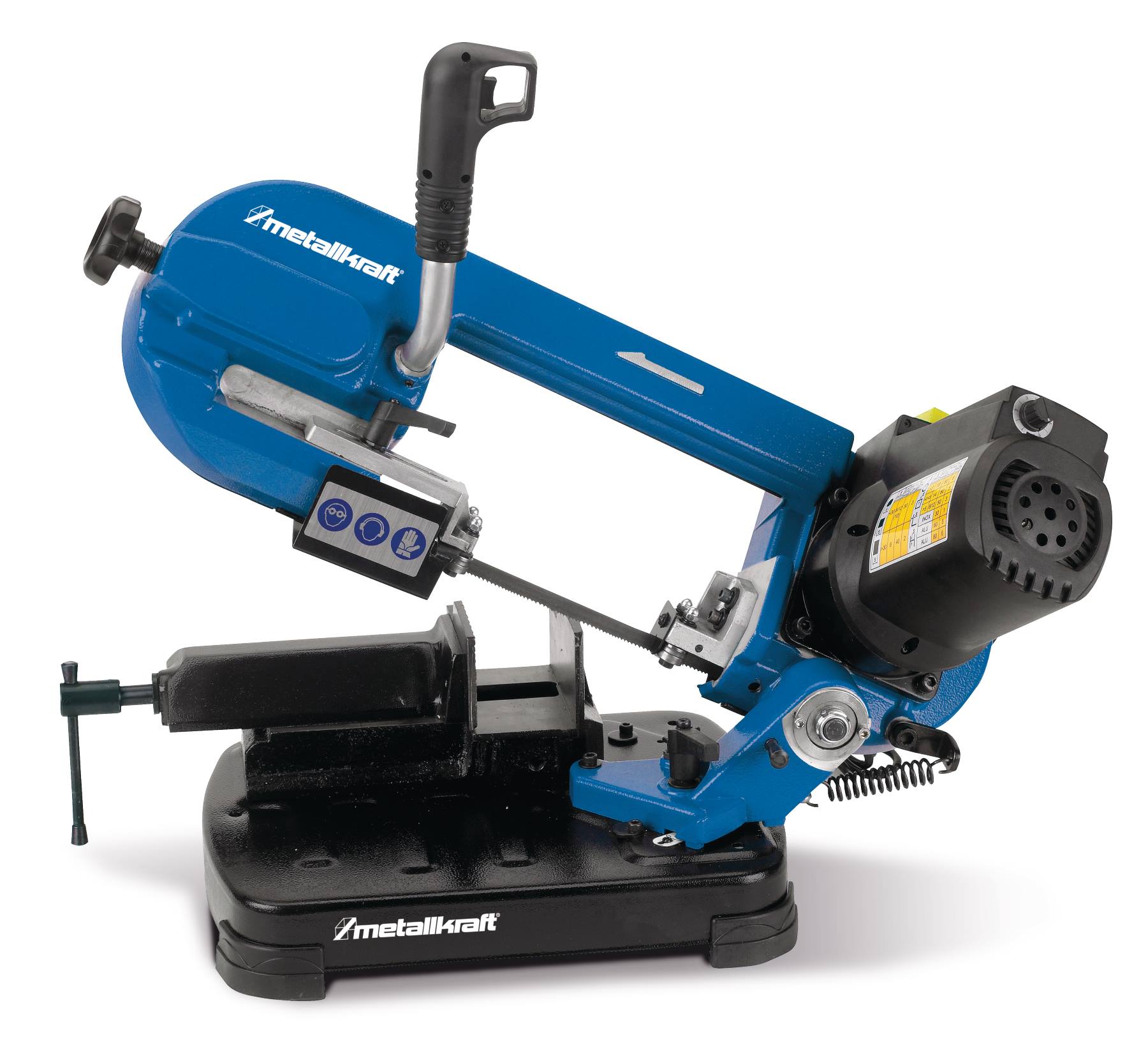 Metallkraft Gehrungs-Metallbandsäge MBS 125 - Stufenlos 30-80 m/min - bis 125mm