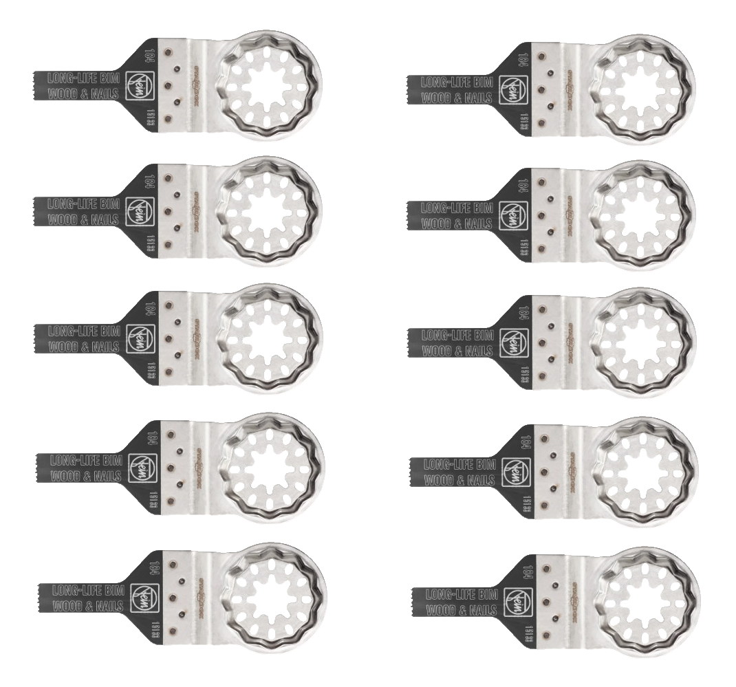 Fein Sägeblatt E-Cut - 10 Stück - 1cm breit/3cm lang - Bi-Metall - 63502184240
