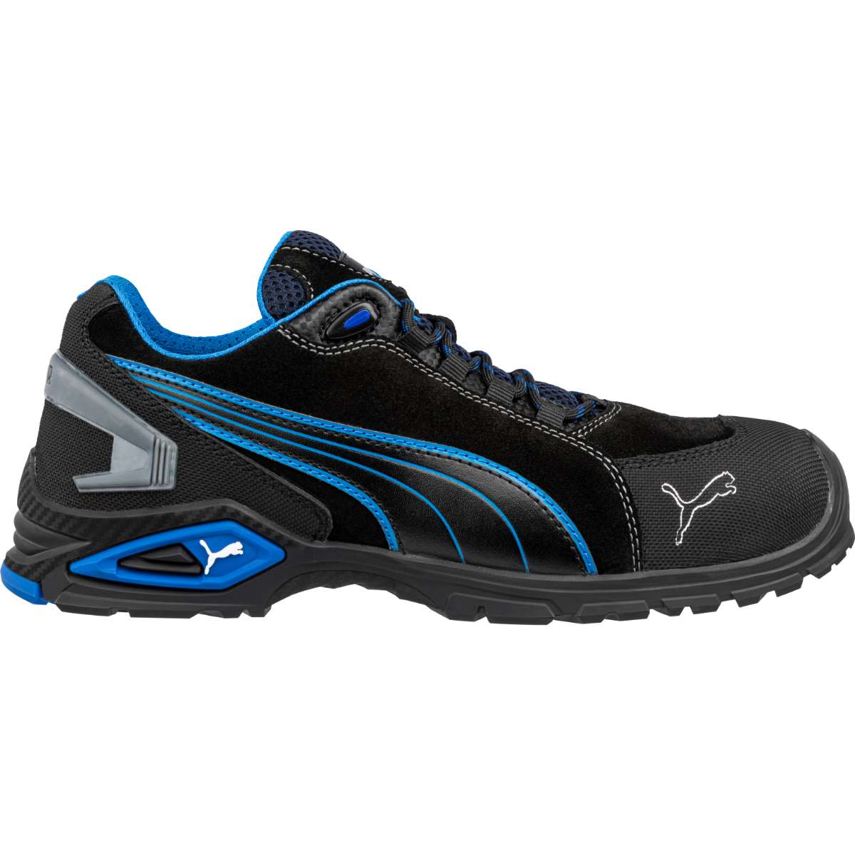Puma Safety Sicherheitsschuhe Rio low schwarz - Aluminiumkappe - S3L - Größe 46