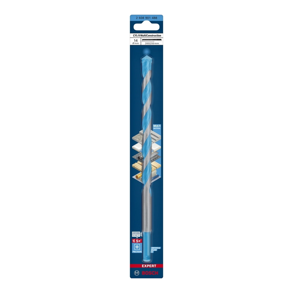 Bosch Bohrer Schlagbohrer EXPERT CYL-9 Multiconstruction - Beton - Ø 3 - 14 mm