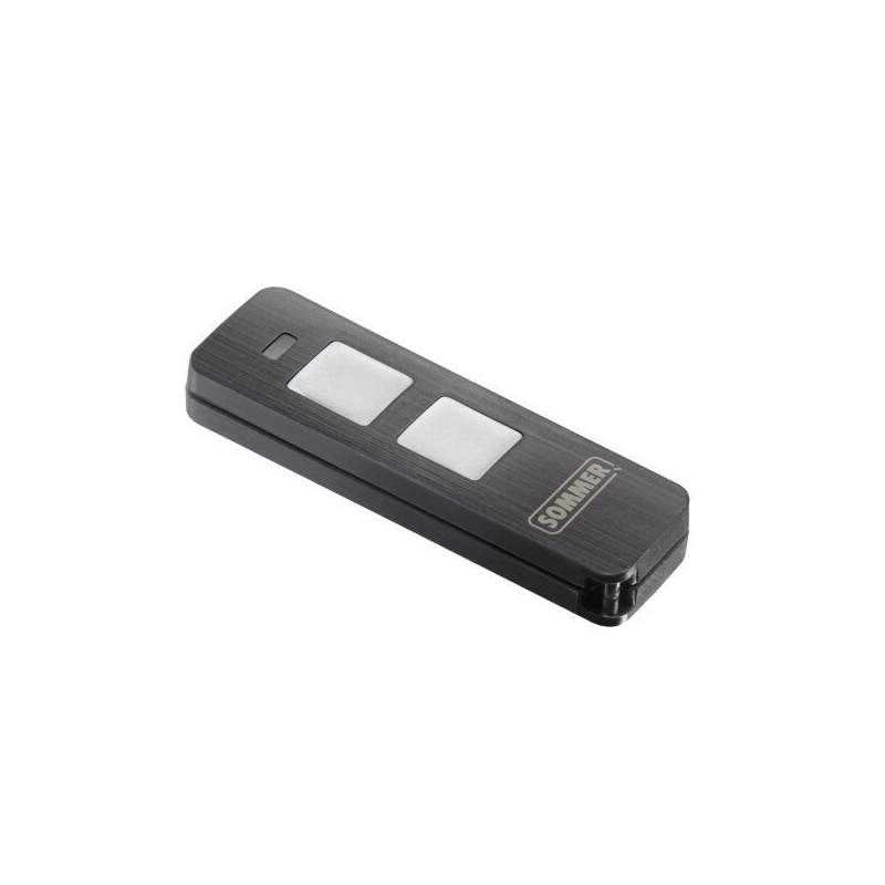 Sommer Handsender Pearl Twin+ - schwarz - große Tasten - 2 Befehl - S11925