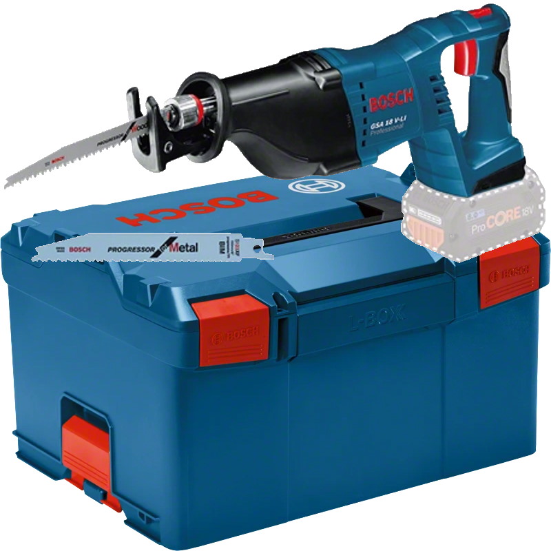 Bosch Akku-Säbelsäge GSA 18V-LI - L-BOXX - ohne Akku/Ladegerät - 060164J007