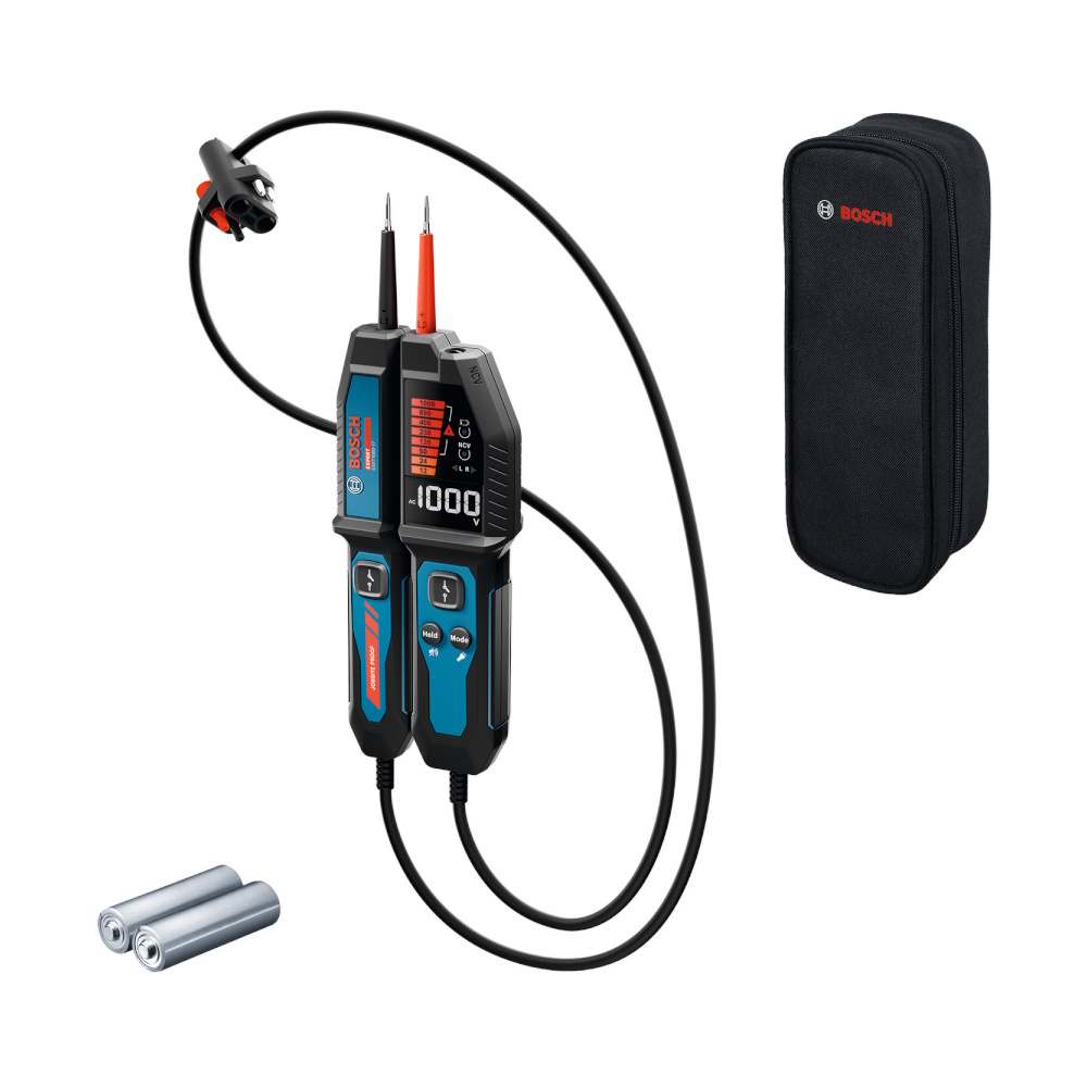 Bosch Spannungsprüfer EXPERT EXVT1000-17 IP65 CAT III 1000V in der Tasche