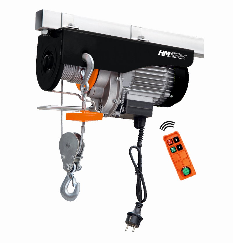 HM Müllner Seilwinde WE600RC - 600kg - 12m - Fernbedienung kabellos B-WARE
