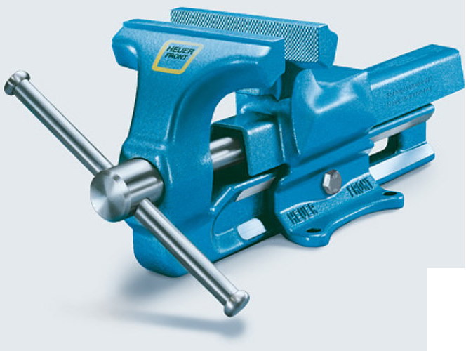 Brockhaus Heuer Schraubstock 100100 - 100mm - 50mm Tiefe - 0-125mm Weite