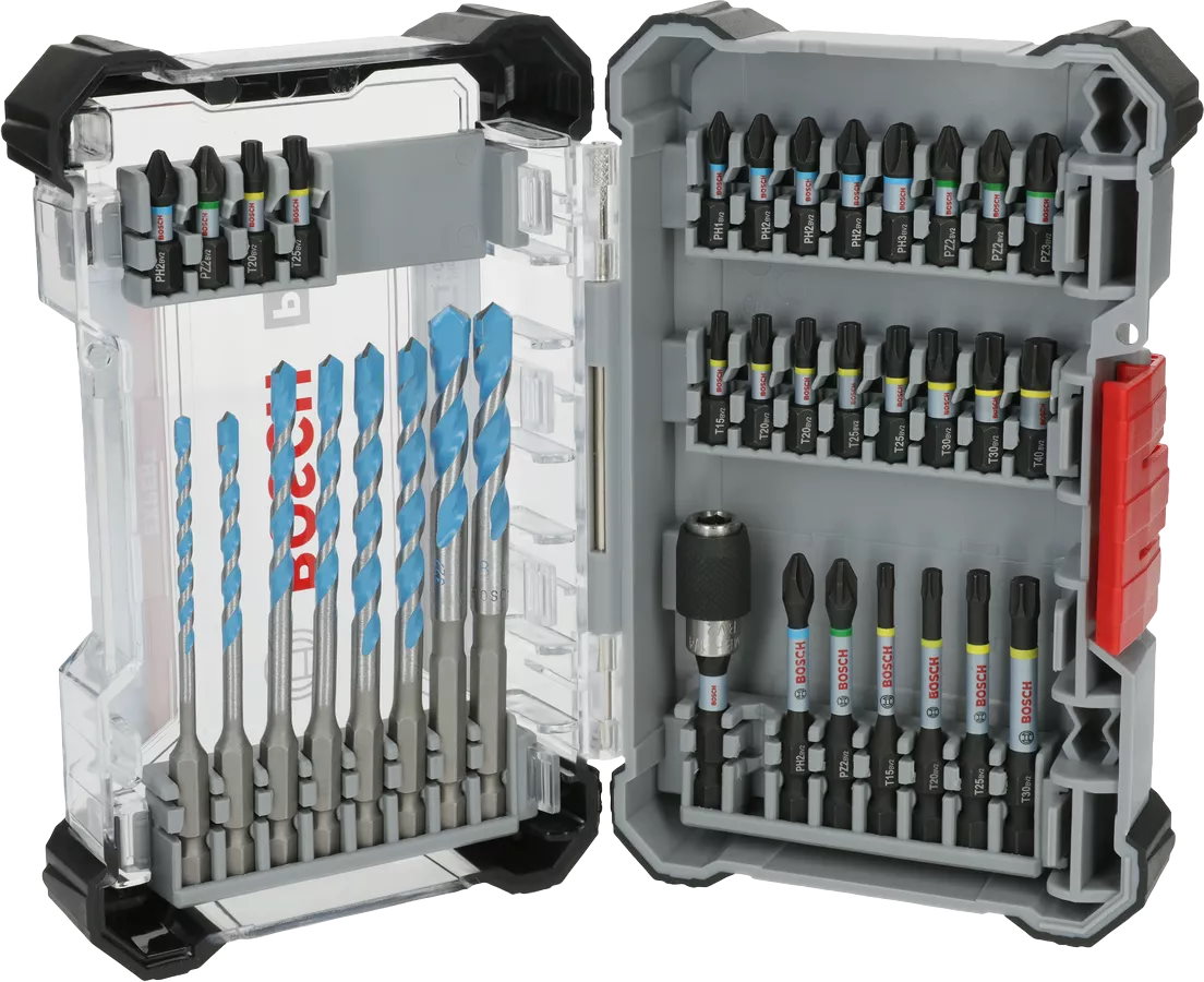 Bosch PRO Impact Mixed Set Schrauber Bit Set - 35-teilig - robust - 2608521U82