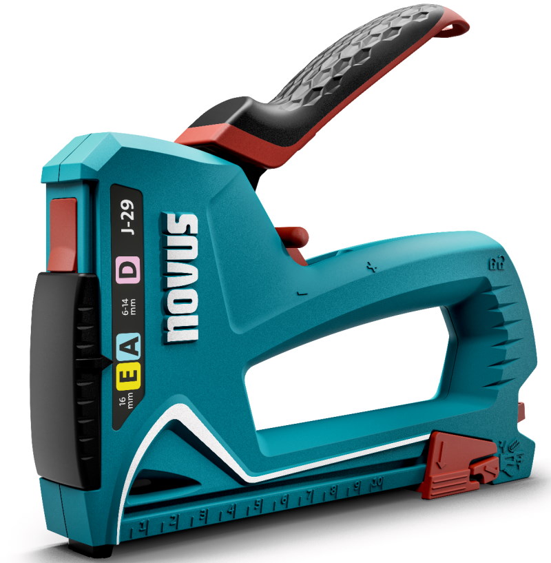 Novus Handtacker J-29 - für Klammern A,H,D,G,E - bis zu 16mm - 030-0467