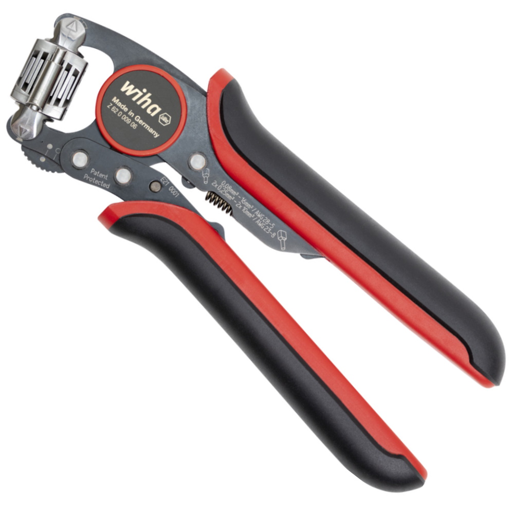 Wiha Crimpwerkzeug - automatisch - drehbarer Crimpkopf - Aderendhülsen - 45223