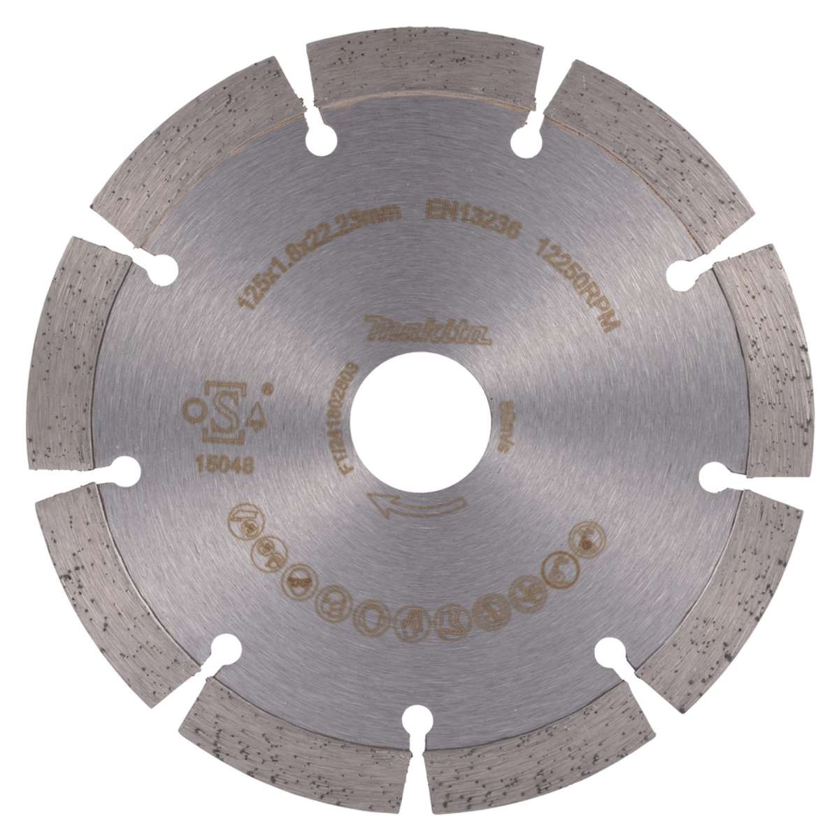 Makita Diamanttrennscheibe DIAMAK - 125 mm - D-80086 - für Beton und Stein