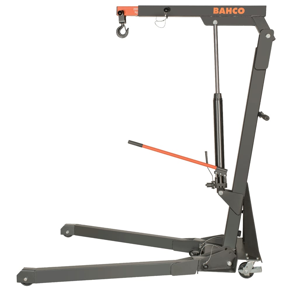 Bahco Werkstattkran 2T BH6FC2000 klappbar - Hydraulikkran mit 4 Positionen