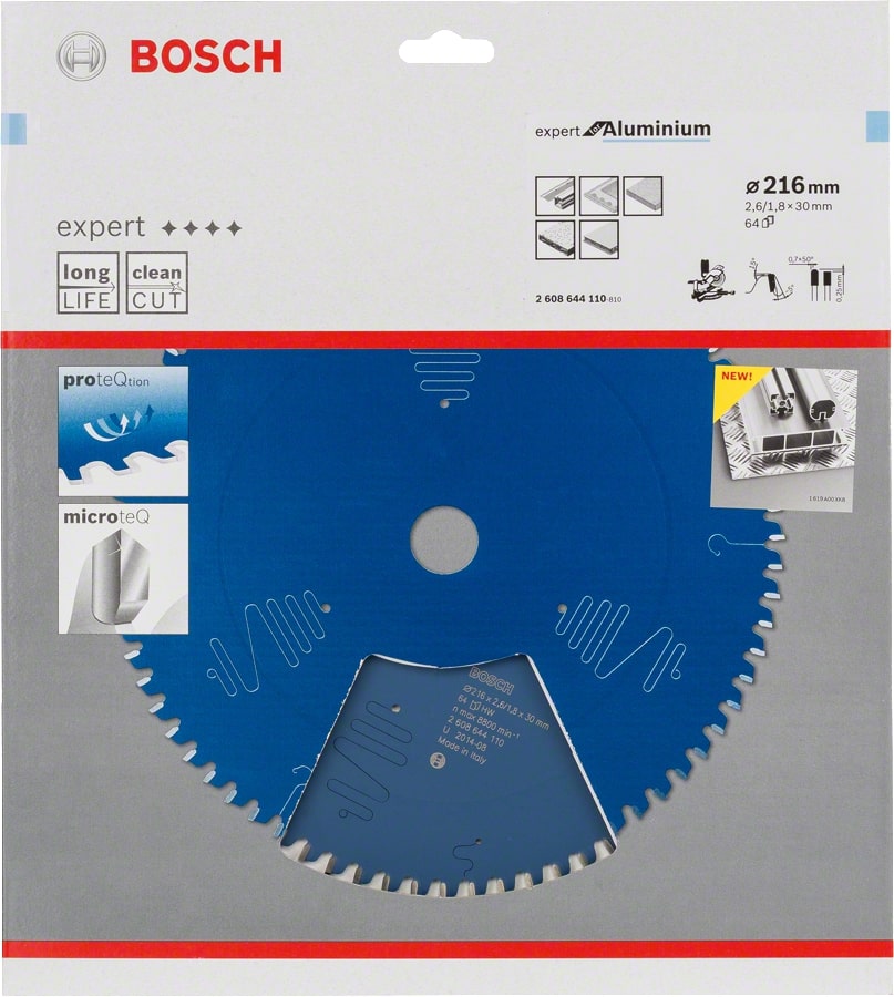 Bosch Sägeblatt Kreissägeblatt EXPERT FOR Aluminium - Ø 216mm - 254mm