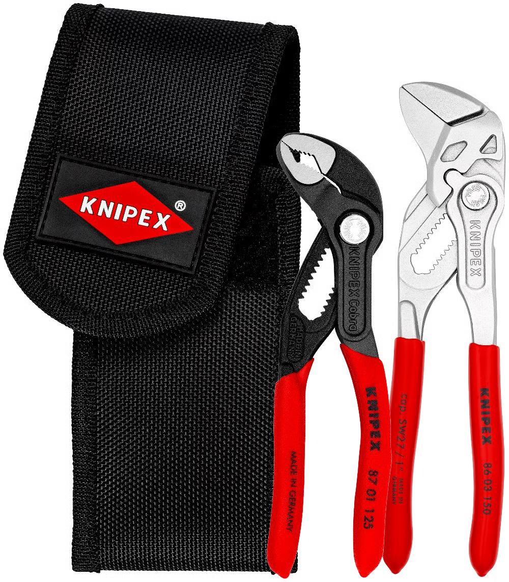 Knipex Mini Zangenset - V01 mit Gürteltasche 2-teilig - 00 20 72