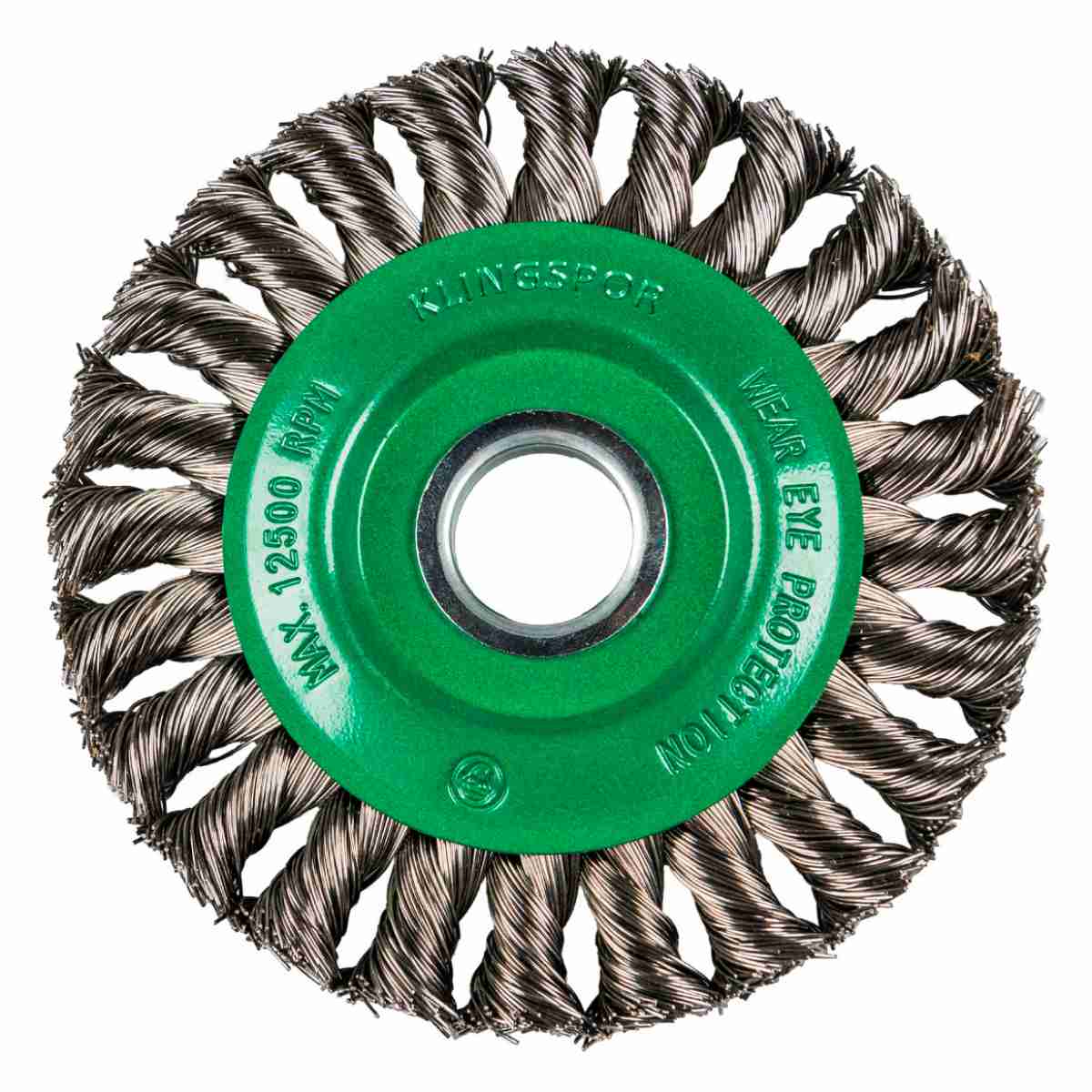 Klingspor Rundbürste BR 600 Z - Ø 125 mm - gezopfter 0,5 mm Draht