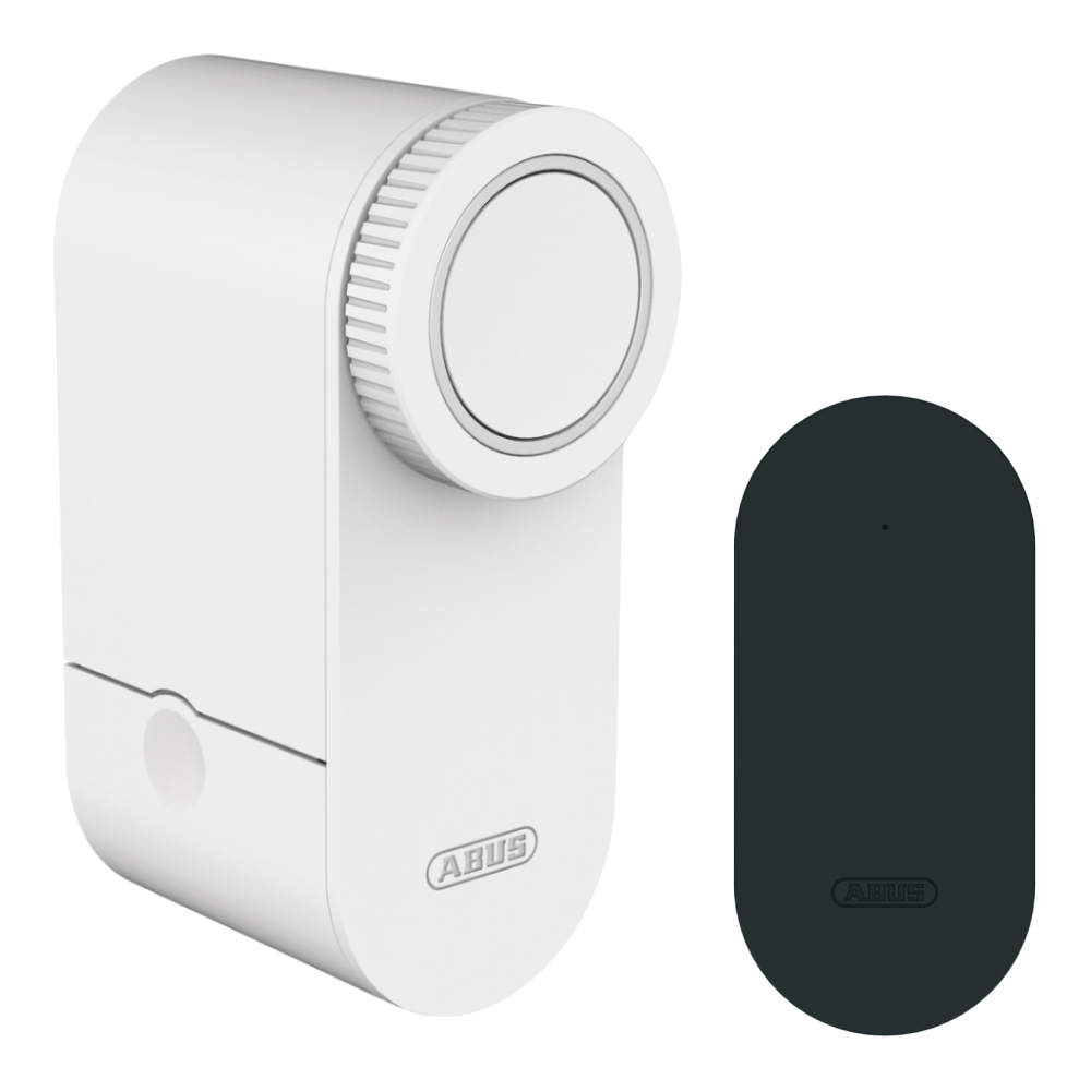 Abus Türschlossantrieb LOXERIS One in weiß - inkl. WLAN Bridge One in schwarz