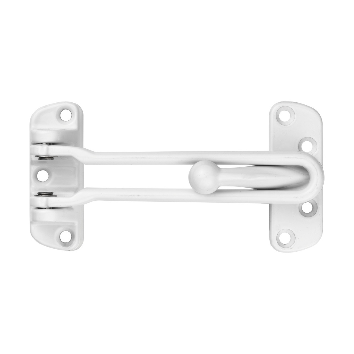 Abus Sperrbügel SPN110-21W Weiß für Wohnungs- und Haustüren mit 12 cm Türöffnung
