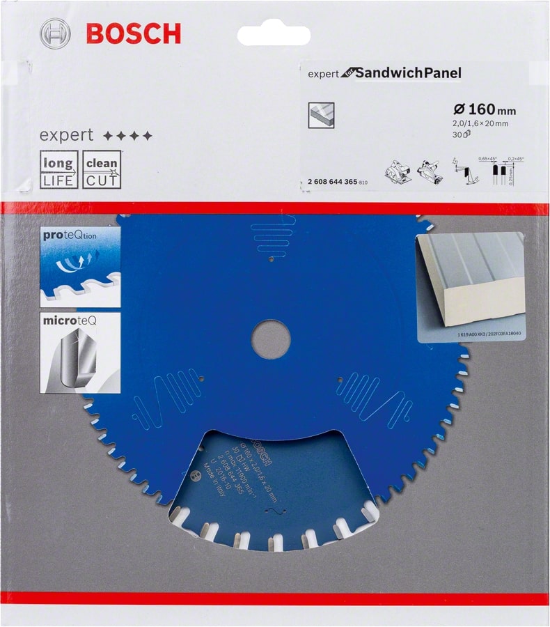 Bosch Sägeblatt Kreissägeblatt EXPERT for Sandwich Panel Ø 160mm - 355mm