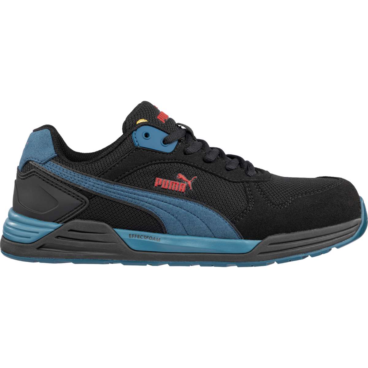 Puma Safety Sicherheitsschuhe Frontside low - schwarz/blau- S1PS - Größe 44