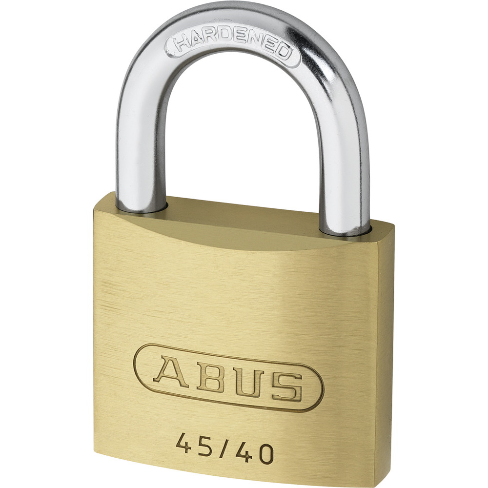 Abus Vorhangschloss Messing 45/40 Quad-Pack B/SB - 11826